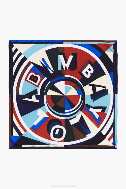 accesorios Bimba Y Lola bufanda con logo geométrico X46J644 rojo
