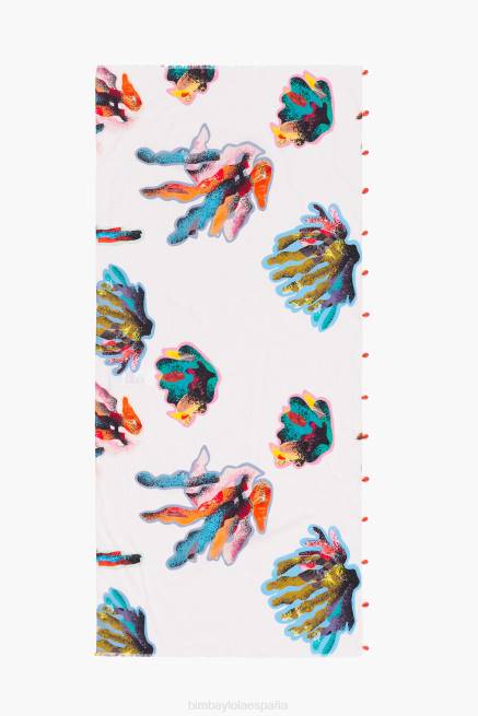 accesorios Bimba Y Lola pareo corto de algodon X46J611 coral