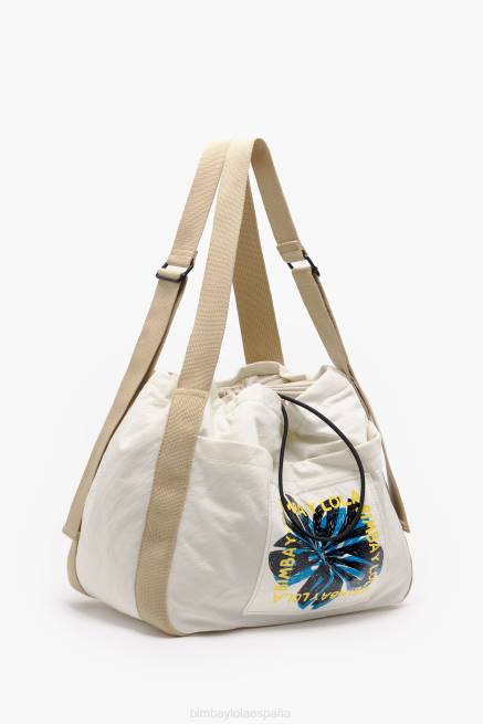 accesorios Bimba Y Lola bolso bombonera de nailon estampado X46J129 piedra