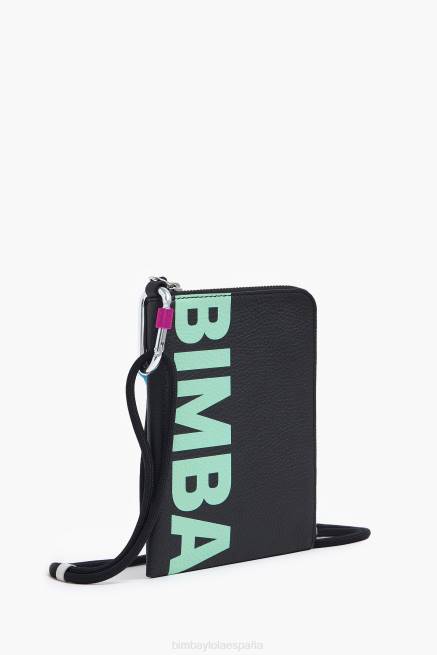 accesorios Bimba Y Lola bolso de mano multifunción de piel X46J164 negro