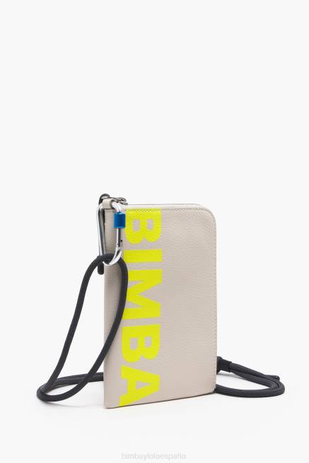 accesorios Bimba Y Lola bolso mini rectangular de piel X46J163 blanquecino