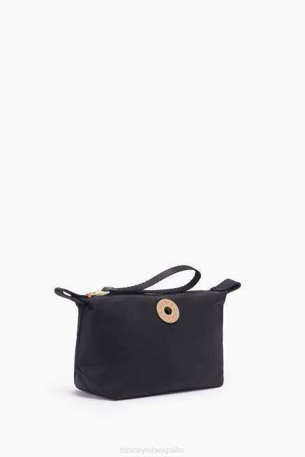 accesorios Bimba Y Lola estuche de maquillaje trapecio de nailon X46J1098 negro