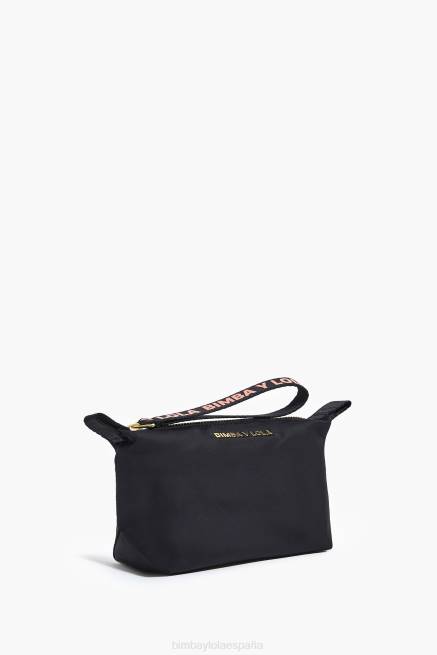 accesorios Bimba Y Lola estuche de maquillaje trapecio de nailon X46J1102 negro