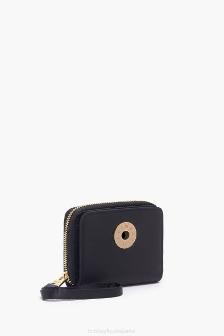 accesorios Bimba Y Lola monedero con solapa de nailon X46J1029 negro