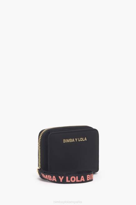 accesorios Bimba Y Lola monedero rectangular de nailon X46J1022 negro