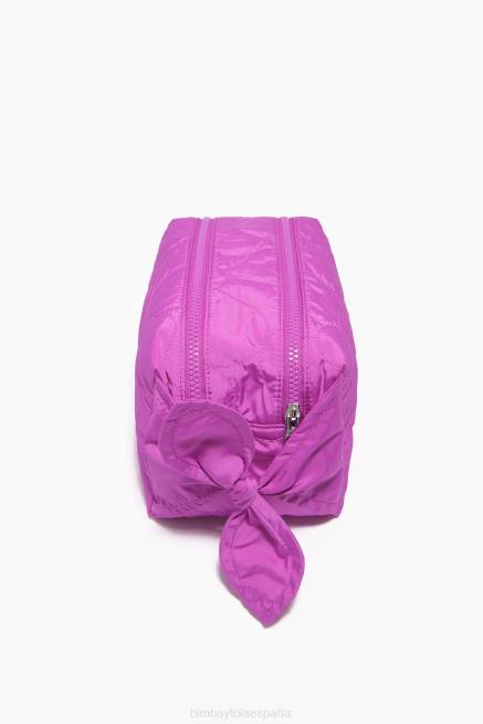 accesorios Bimba Y Lola estuche de maquillaje rectangular de nailon X46J1107 rosa