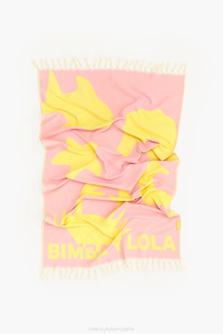 accesorios Bimba Y Lola toalla jacquard X46J890 rosa