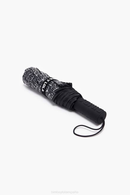 accesorios Bimba Y Lola paraguas de vinilo con logo X46J960 negro