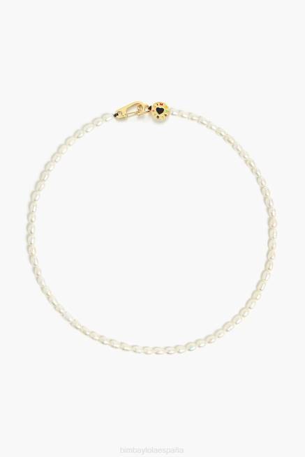 accesorios Bimba Y Lola collar corto de perlas X46J825 dorado