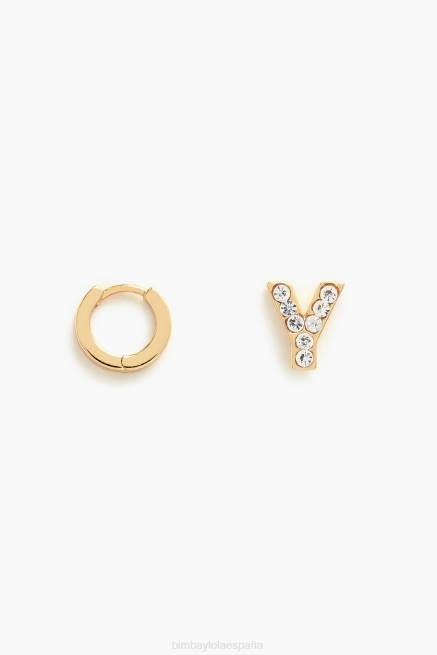accesorios Bimba Y Lola arracadas mini con letras X46J1173 y