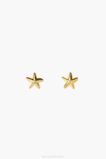 accesorios Bimba Y Lola pendientes pequeños de estrella X46J711 dorado