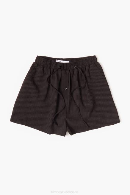 ropa Bimba Y Lola bermudas de algodón X46J400 negro