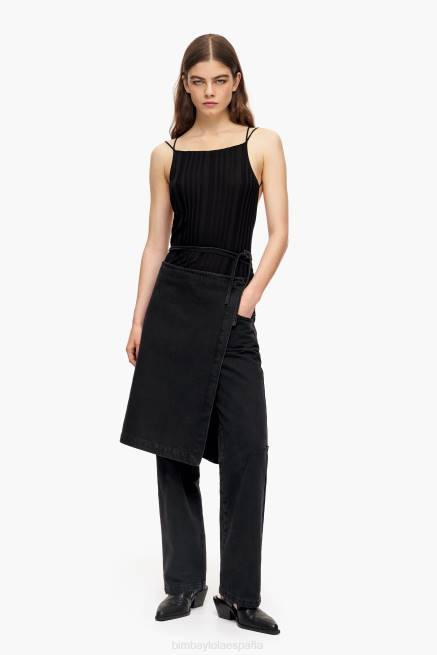 ropa Bimba Y Lola conjunto falda pantalones X46J439 negro