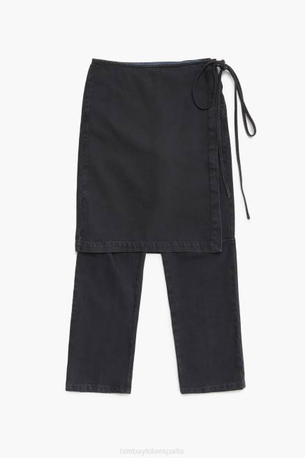 ropa Bimba Y Lola conjunto falda pantalones X46J540 negro