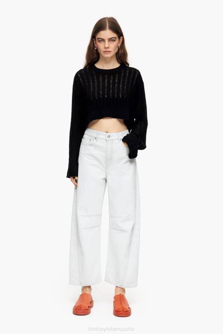 ropa Bimba Y Lola barril - vaqueros rectos X46J430 azul