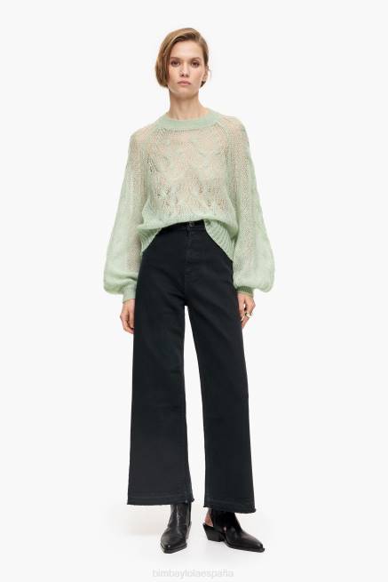 ropa Bimba Y Lola culotte - vaqueros de tiro alto X46J441 negro