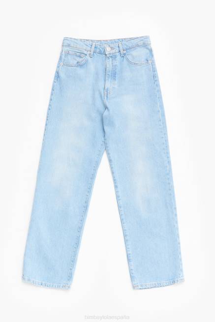 ropa Bimba Y Lola recto recortado - vaqueros rectos X46J535 azul
