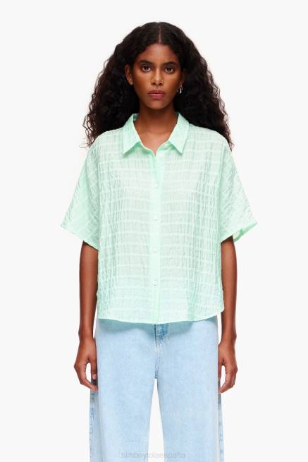 ropa Bimba Y Lola camisa corta X46J328 menta
